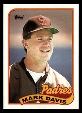 Mark Davis 1989 Topps #59 San Diego Padres Baseball *144E