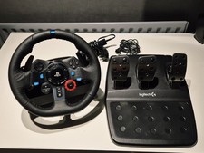 Logitech G29 Driving Force Steering Wheel & Pedals sim setup PS5 GOOD WORKING