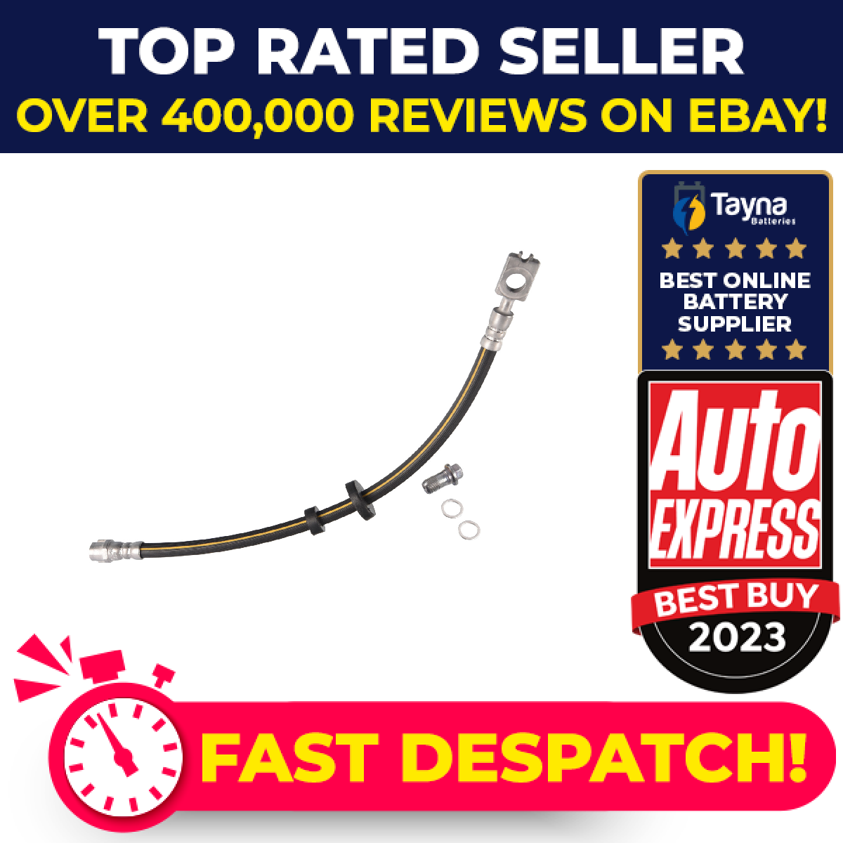 Brake Hose Front Left or Right 31728 Febi Hydraulic 6E0611701 6E0611701A Quality