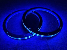 SDO 2PCS 12" RGB Car Coaxial Sreaker Rings LED Speaker Rings Decorative Light...