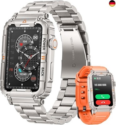 Smartwatch Fitnessuhr Damen Herren Uhr: Fitness Tracker 1.57'' HD Smart Watch