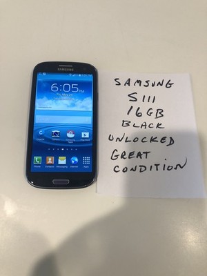 Galaxy S III SGH-I747M, Black, Smartphone  unlocked, Very Good Condition.