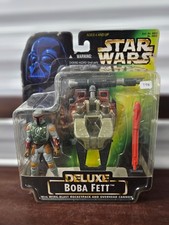 Kenner Star Wars Power of the Force Deluxe Boba Fett With Wing-Blast Rocketpack