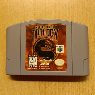 Mortal Kombat Trilogy Nintendo 64 N64 NTSC-U/C Midway Cartridge NUS-006 (USA)