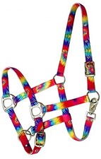 Showman Premium Nylon Halter w/ Tie-Dye Design