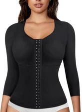 RDSIANE TUMMY CONTROL BODY Sharpener Arms Compression Post Surgery XL Fits L