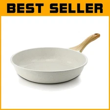 Super Nonstick Ceramic Frying Pan 12.5 Inch for Healthy Cooking & Easy Cleaning