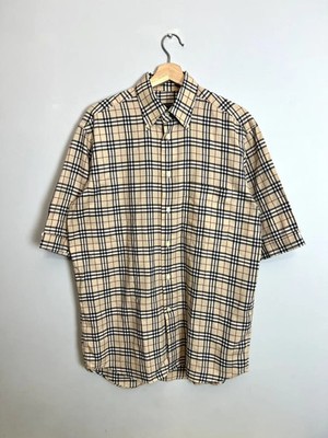 Authentic Burberry Nova Check Button Up Shirt Hype Designer