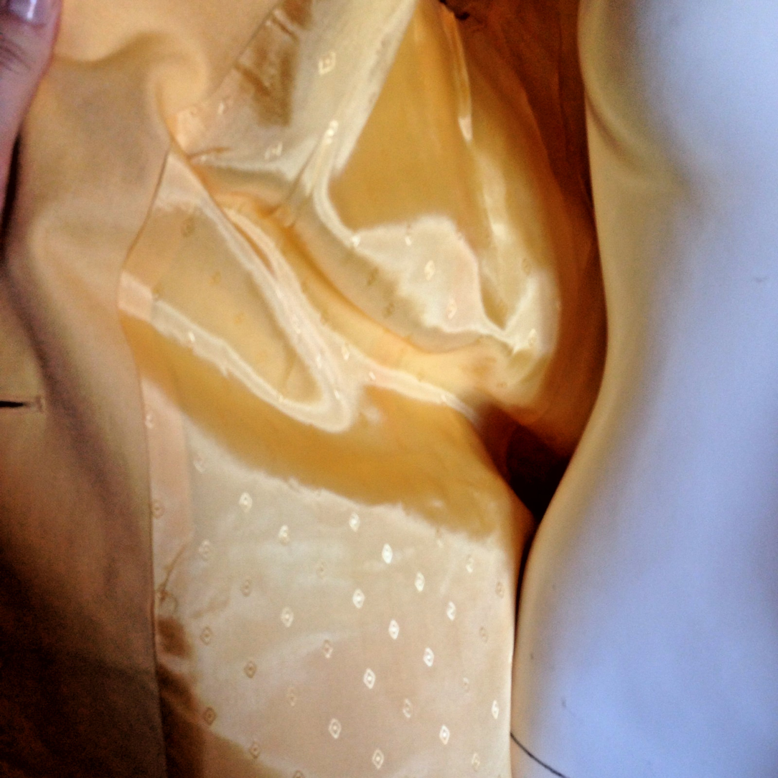 Talbots Sz 4 Solid Yellow Blazer Single Button Ja… - image 11