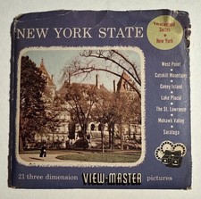 View-Master NEW YORK STATE - NY-1 2  3 - 3 Reel Set  Booklet