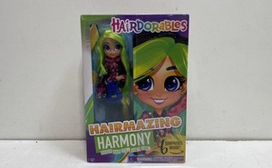 Hairdorables Hairmazing Harmony Doll Green Hair Multicolor Outfit