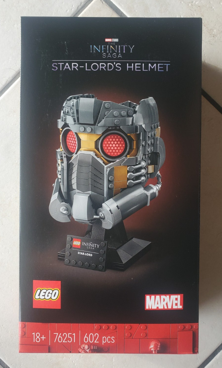 LEGO Marvel 76251 Casque de Star-Lord idée cadeau idéal pour adulte