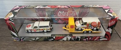 M2 Machines Coca-Cola 1996 GMC Sierra 1500 Custom & 1996 GMC