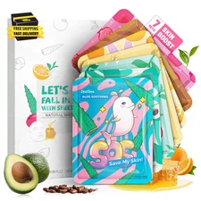 Face Masks Skincare, Facial Masks for Women Skin Care, Sheet Masks Beauty with N