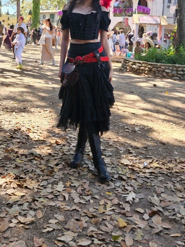 Disfraz de pirata de Halloween/renaisance hecho a mano para mujer talla Xs/S Foto 2 de 4