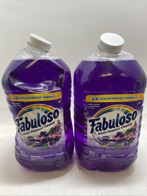 #ad 2PK Fabuloso Lavender Multi Purpose Cleaner 2X Concentrated 169 Fl Oz $34.84