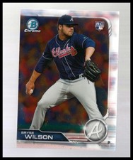 Bryse Wilson 2019 Bowman Chrome Rookie Card!!. rookie card picture