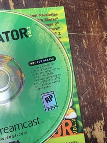 SEGA Dreamcast Generator Vol 2 Demo Disc Sonic Adventure Fur Fighters & More