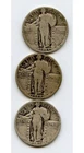 standing liberty quarter lot 1925 1928 1929