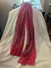 Symphony Pink Paisley Scarf
