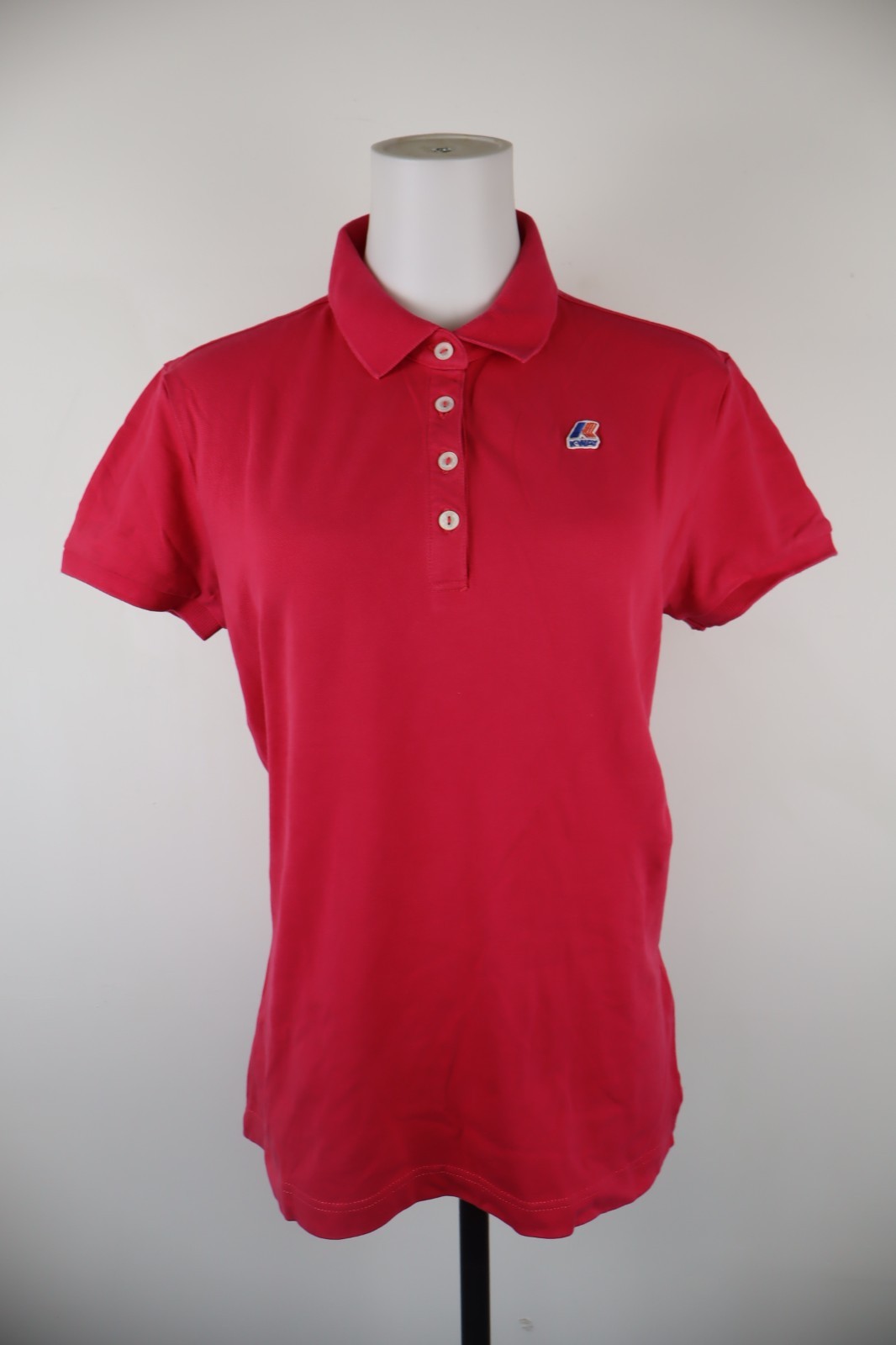KWAY POLO SHIRT WOMEN COTTON SIZE 6 / 40 WOMAN T-SHIRT CASUAL VINTAGE COTTON
