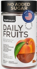 Wellneum Super Fruit Gummies 60 PCS Daily Fruits Whole Fruit Blend Natural NEW