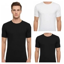 Men’s Brushed Thermal T Shirt Warm, Cosy & Lightweight Winter Base Layer Top