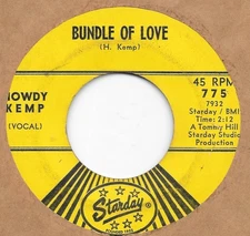 HOWDY KEMP Bundle Of Love on Starday country bop 45 HEAR