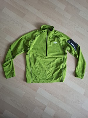 TNF The North Face Fleece Halfzip Fullzip Grün  Gr. M