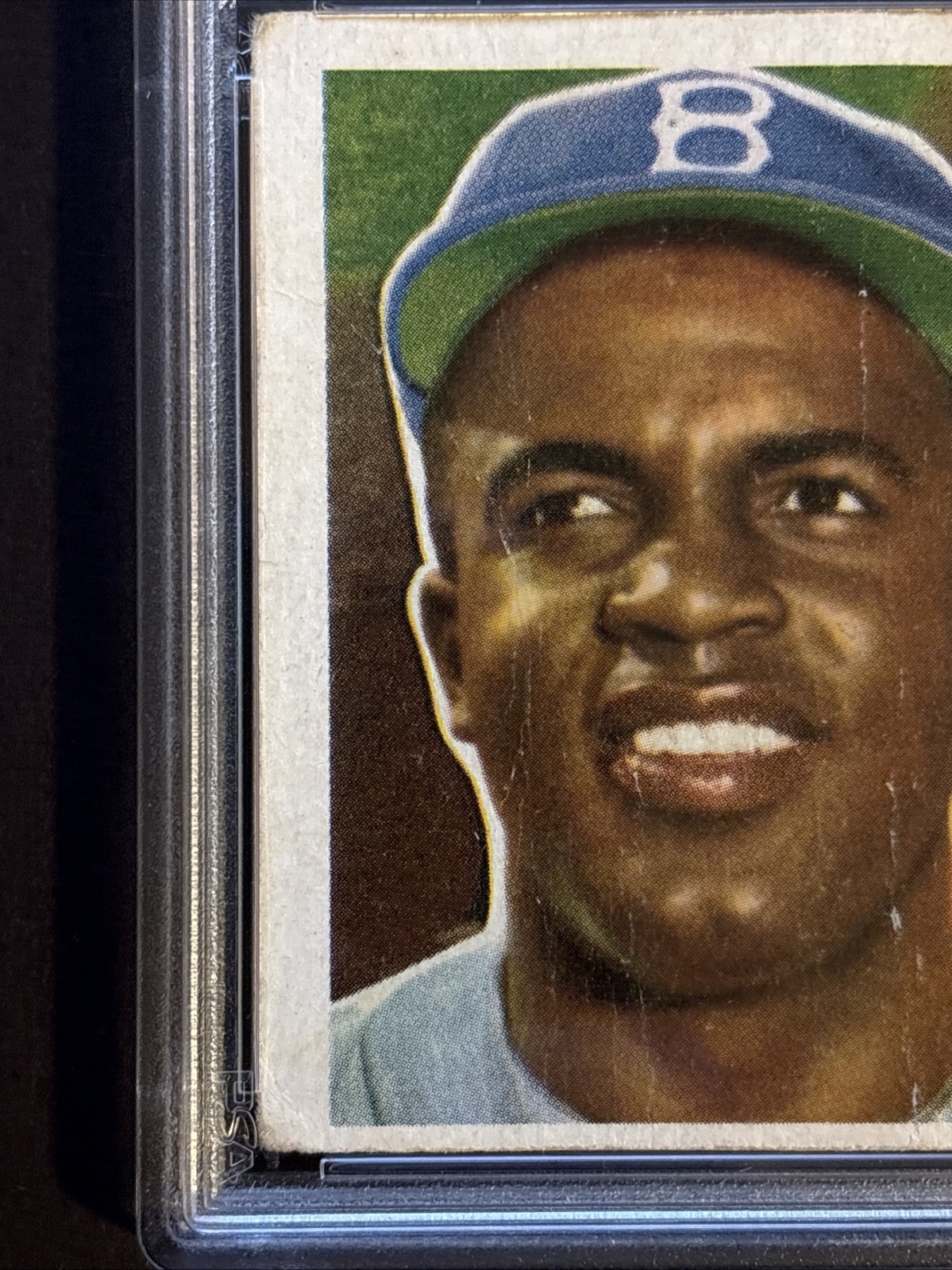 1956 Topps - Jackie Robinson #30 White Back PSA 1 NICE view 7