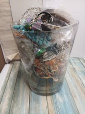 7.3Lbs Wearable Vintage Jewelry Huge lot Costume And More Unsearched Tangled
