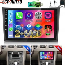 DAB+ Für Volvo XC90 2004-2014 Carplay Android 15 Autoradio BT Navi FM RDS Kamera