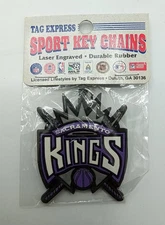 Vintage Tag Express Sacramento Kings NBA Sport Key chain
