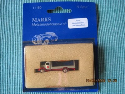 marks modellbau spur n, Mercedes Benz LKW Sinalco Getränkeaufbau Neu OVP