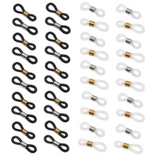 40Pcs Reusable Eye Chain Clips Durable Silicone Non Slip DIY Eyeglass Accessory