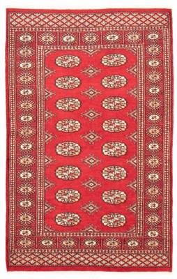 Traditional Hand-knotted Carpet 3'1'' x 4'11'' Wool Oriental Area Rug