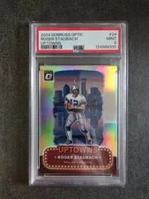 2024 PANINI DONRUSS OPTIC UPTOWNS #24 ROGER STAUBACH PSA 9 DALLAS COWBOYS