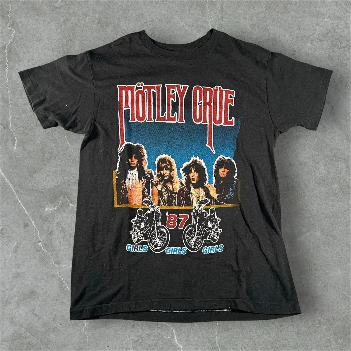 Vintage Motley Crue Shirt Indiana Men's Vintage T-Shirts for sale