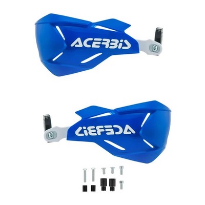 Set Handschutz ACERBIS X-Factory Blau/Weiß Yam Tenere 700 World Raid 2022-2024