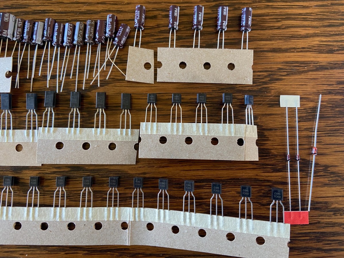 Technics SL-1401 SL-1411 Speed Repair Kit Capacitors Turntable