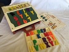 Original 1972 Fisher Price School Days Portable Play Desk 176 Vintage