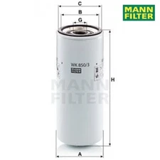 Fuel filter MANN-FILTER WK850/3