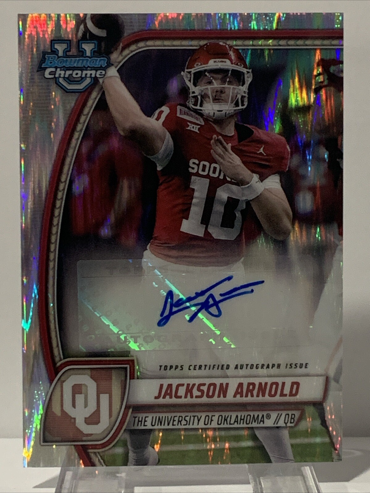 2024 Bowman U Chrome - Stealth AUTO SP #PAJAR Jackson Arnold