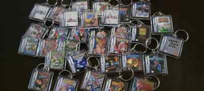 Gameboy Advance GBA Game Art Keychain | Chain | Hanger | Pendent (Front & Back)