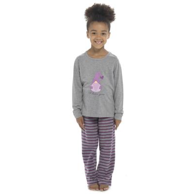 Kinder Mädchen Schlafanzug Kinder 2-teilig bequem Loungewear PJS Set 7-13 Jahre
