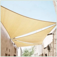 ColourTree Triangle Sun Shade Sail Outdoor Garden Patio Pool Awning Canopy Top