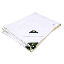 20'X20' EXTRA Heavy Duty 12 mil (White) Tarp 3 Ply Coated Reinforced Canopy 6 oz