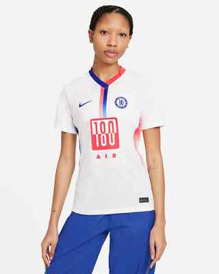 Chelsea FC Jersey Futbol Soccer Nike Air Max Women's Size M Medium