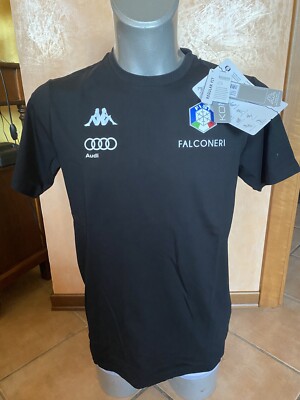 Maillot Cycliste Italie Kappa Taille L - Blanc, Polyester, Occasion