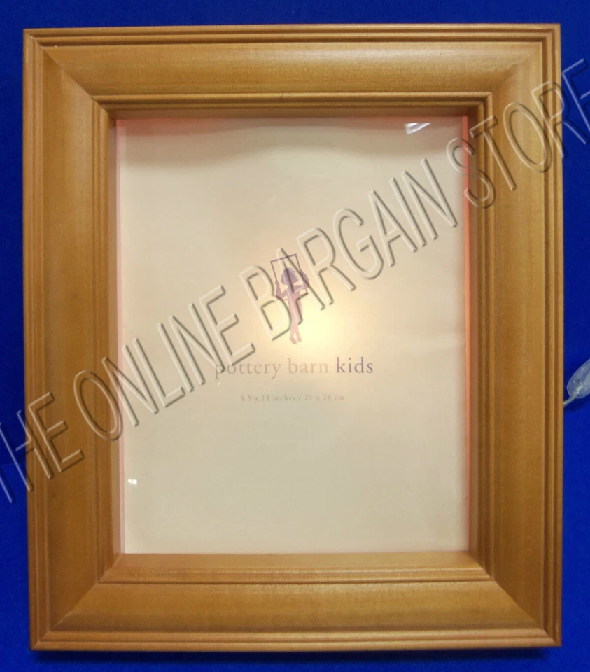 Pottery Barn Kids Hudson Light Up Picture Photo Frame wedding Baby 8.5x11 Honey  - Image 2 of 4